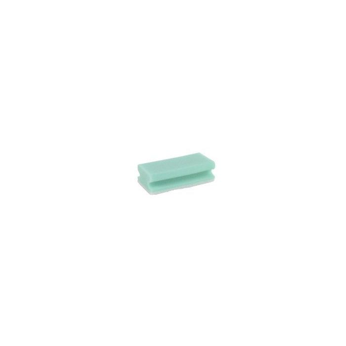 Schuursponzen met greep 10stuks schuurspons 140x70x42mm groen wit HACCP (105028)