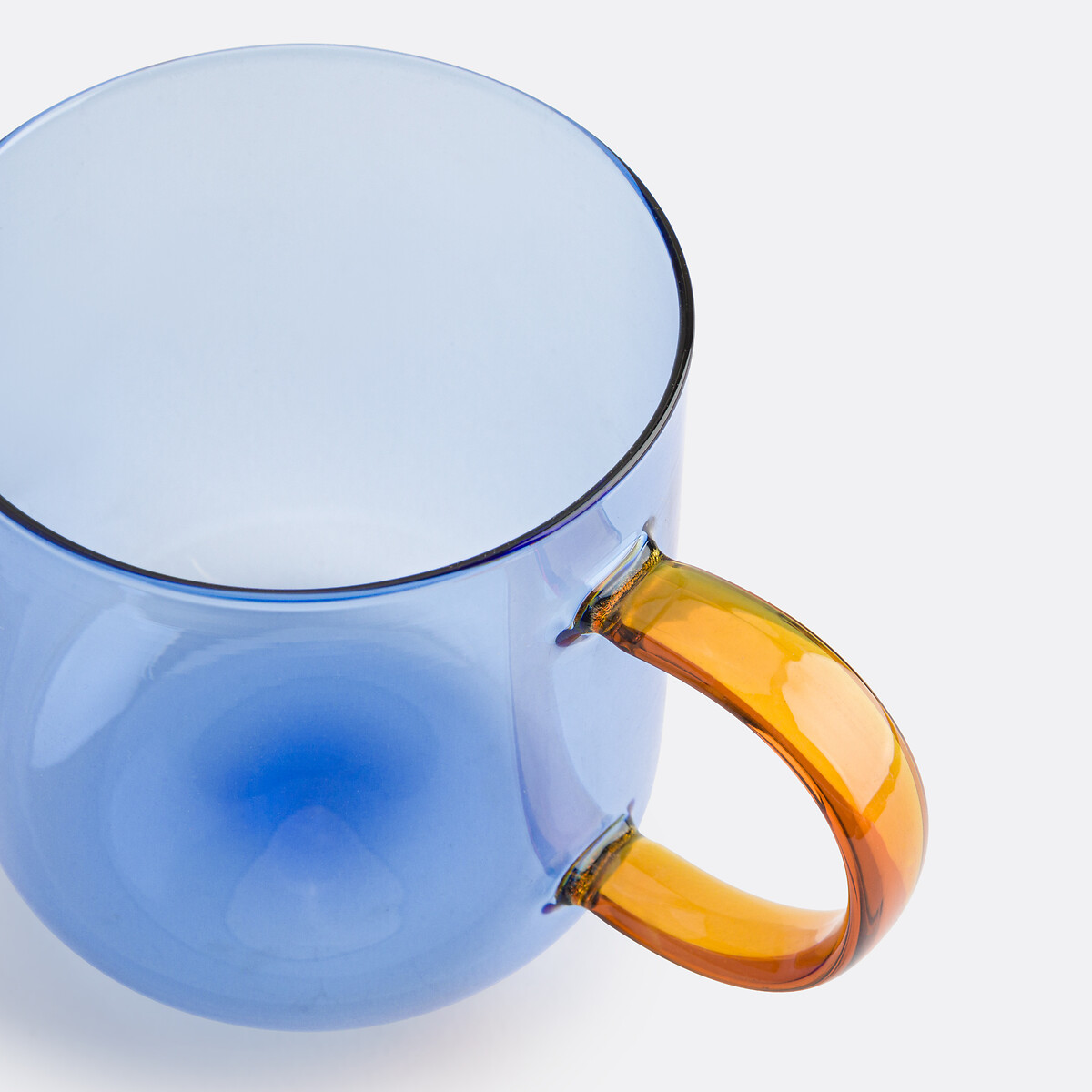 LA REDOUTE INTERIEURS<br>Conjunto de 4 canecas de vidro com alças coloridas, Oryn