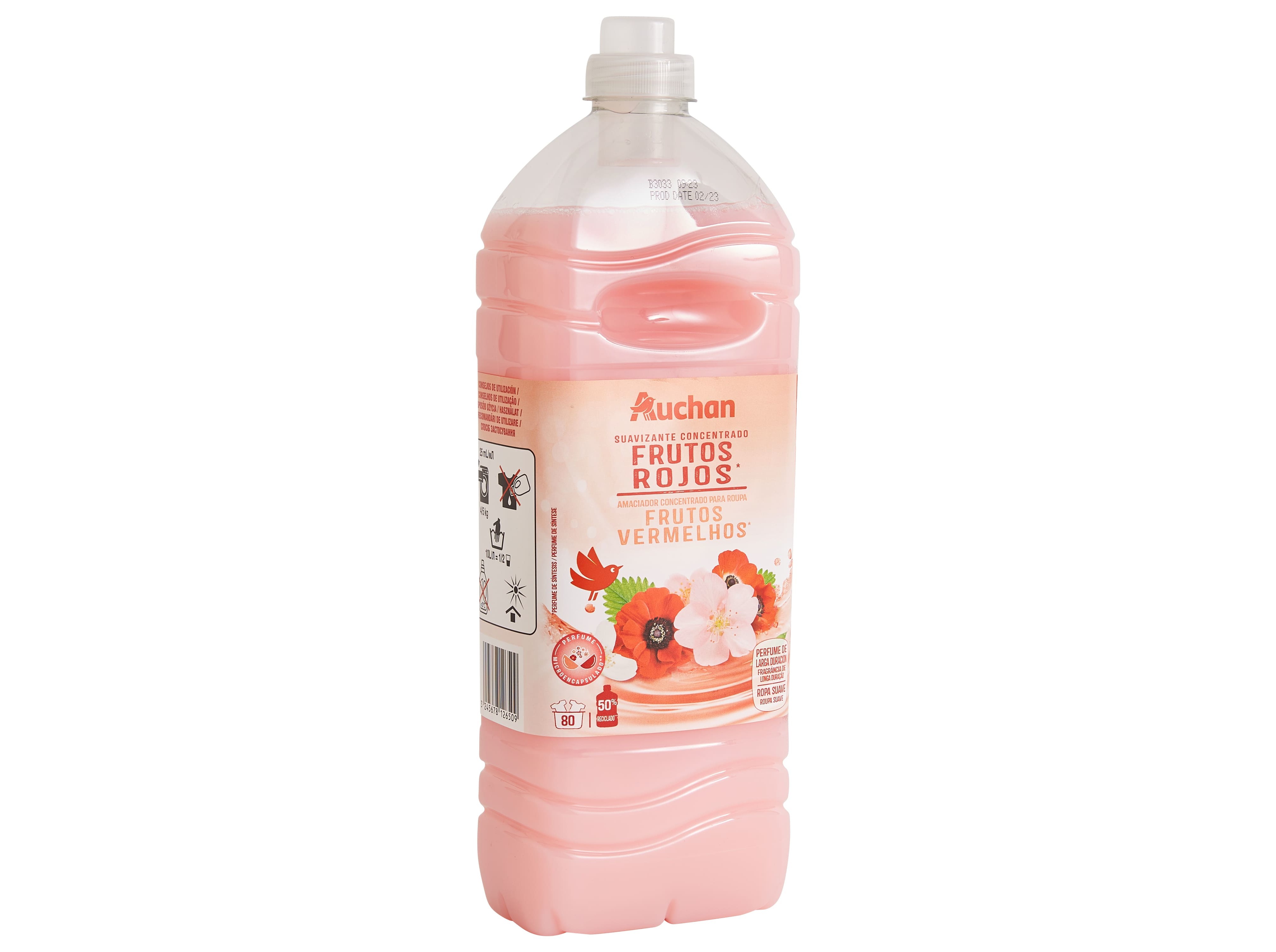 AMACIADOR CONCENTRADO AUCHAN FRUTOS VERMELHOS 80 DOSES