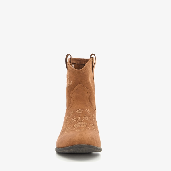 Blue Box lage dames western laarzen bruin