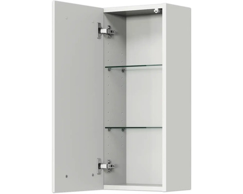 Pelipal Kumba badkamermeubelset (B x H x D): 137 x 200 x 50 cm, witte glanzende fronten, 5-delige set inclusief witte mineraalstenen wastafel, badmeubel en wandkast (99.1070126094)