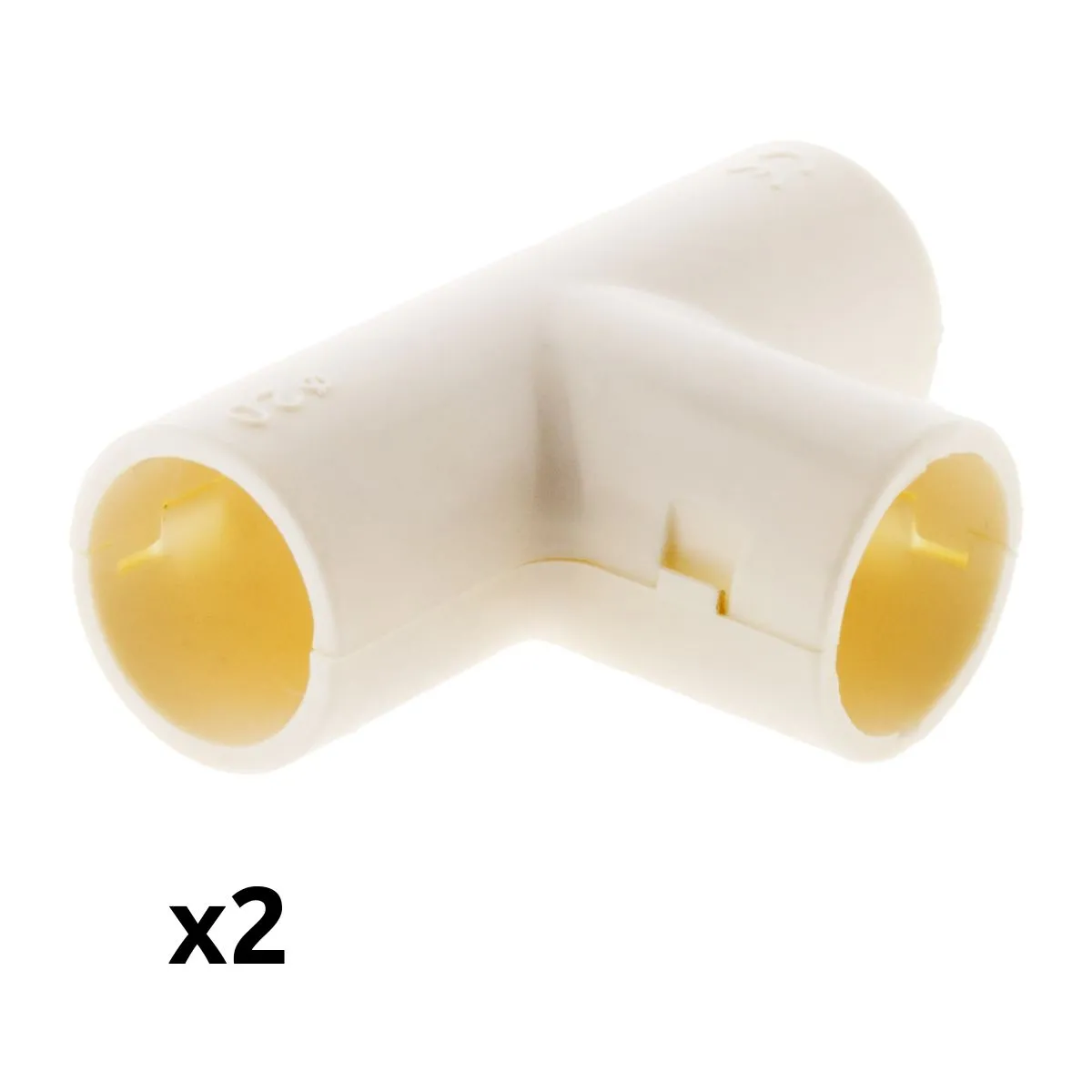 Zenitech Tés Tube IRL Ø20mm - Blanc