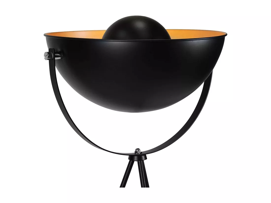 Lampadaire trépied avec abat métal argentée 70 x 70 x 163 cm 01_0000402