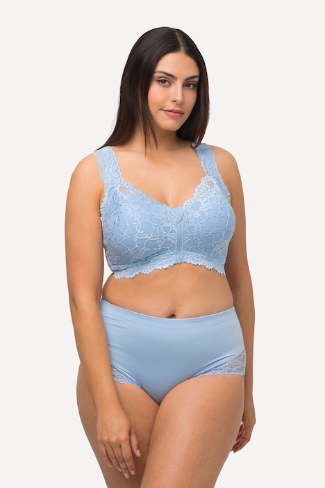 Bralette, Spitze, Reißverschluss, ohne Bügel