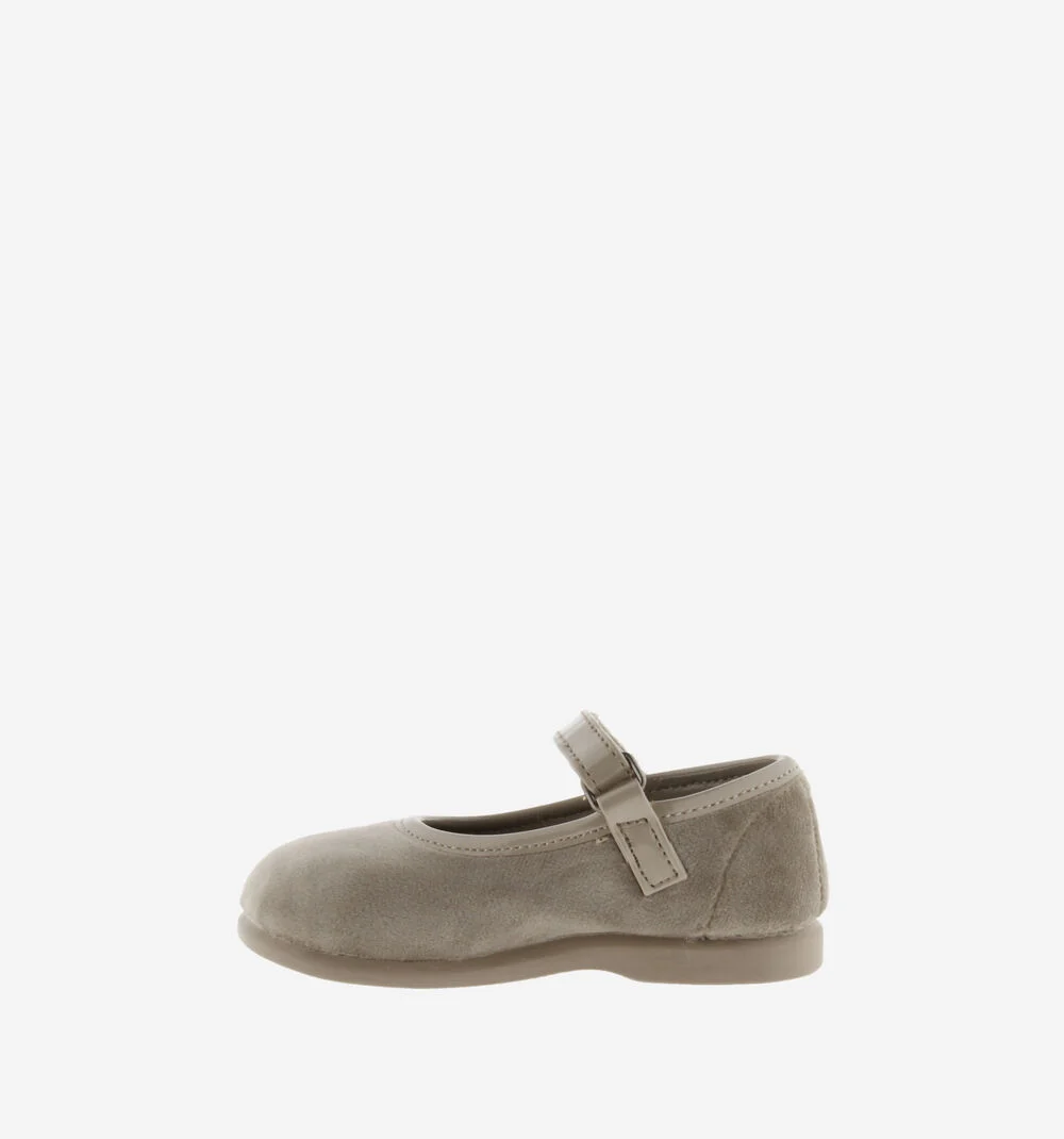 ALBA VELVET MARY JANEBEIGE