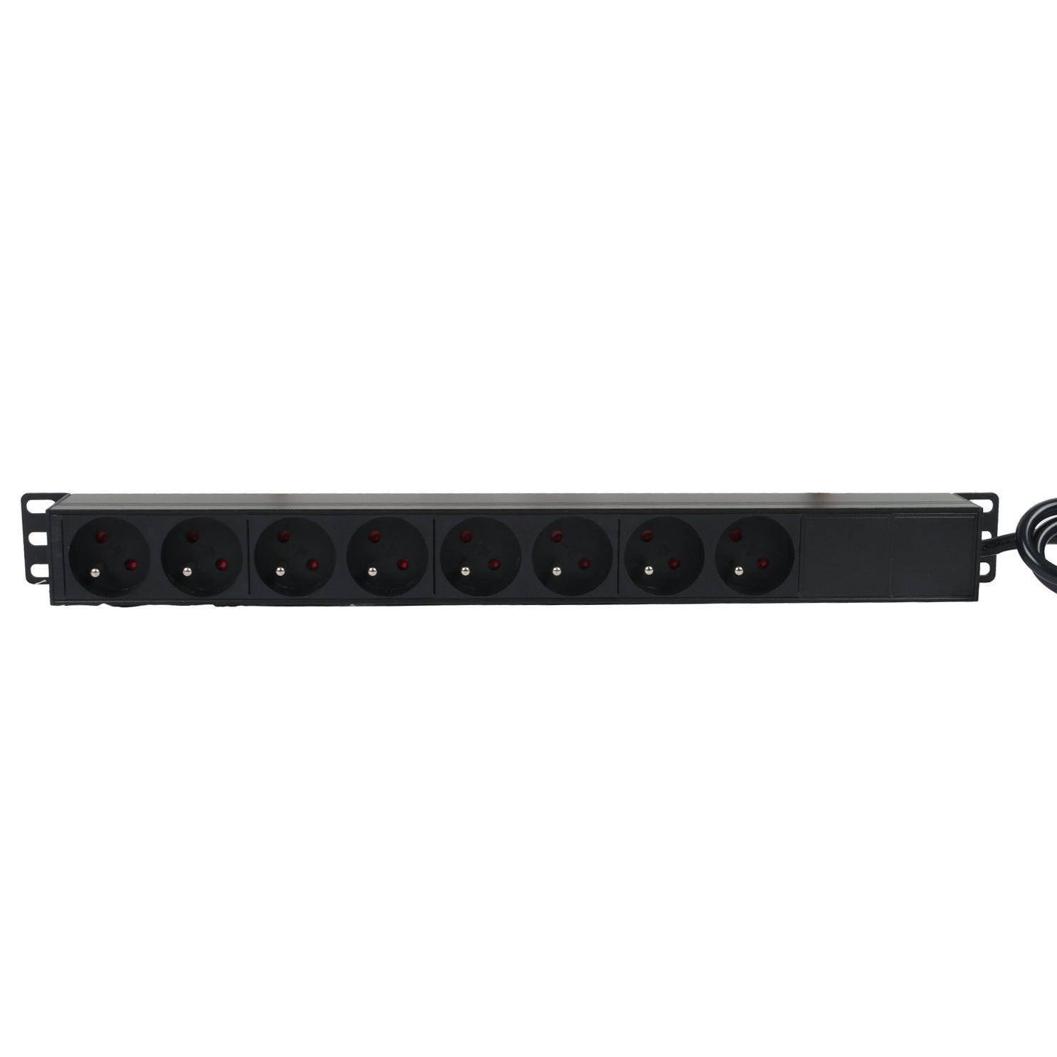 Innox RPD R8F-FS-USB 19 inch stroomverdeler met USB penaarde