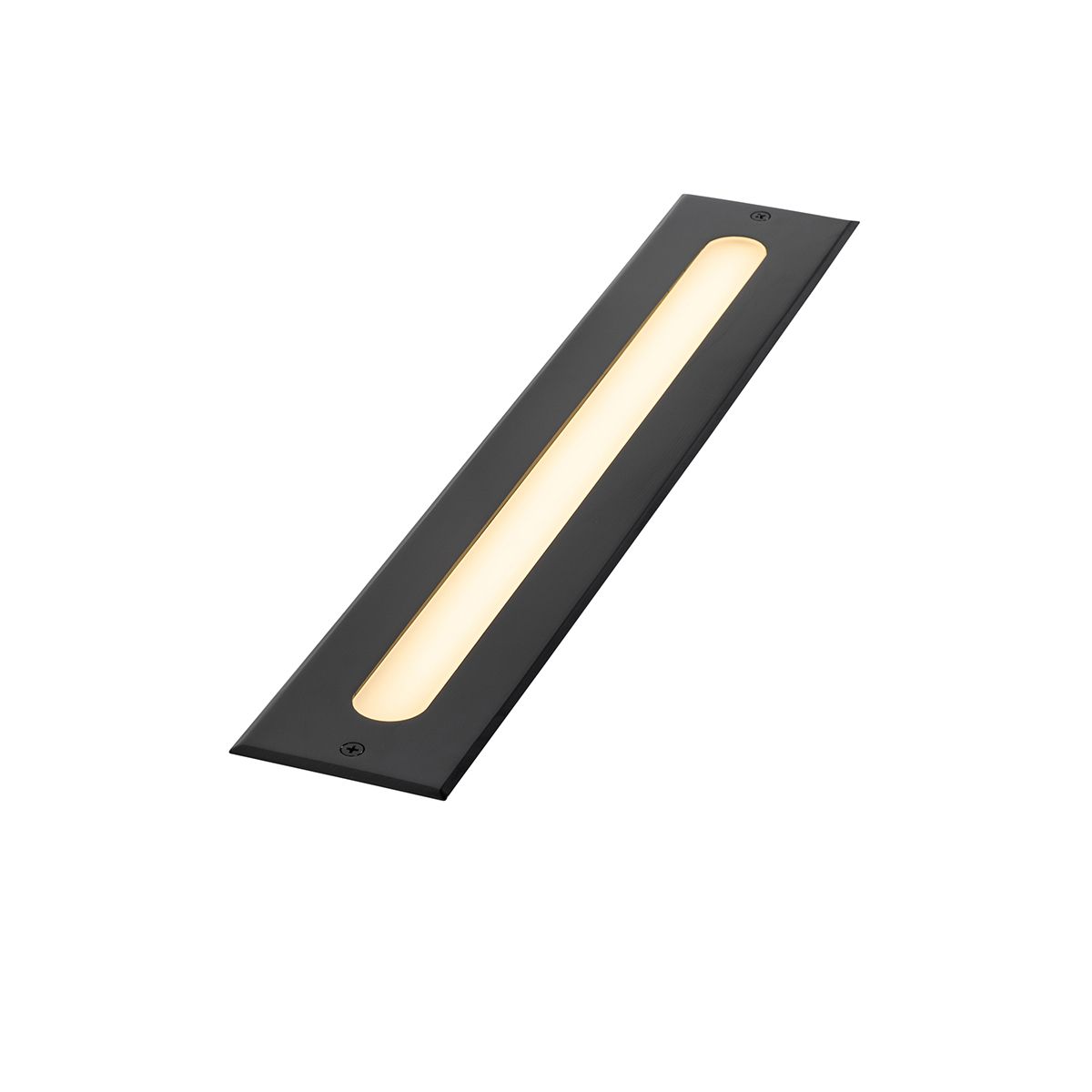Moderne grondspot zwart 50 cm incl. LED IP65 - Eline