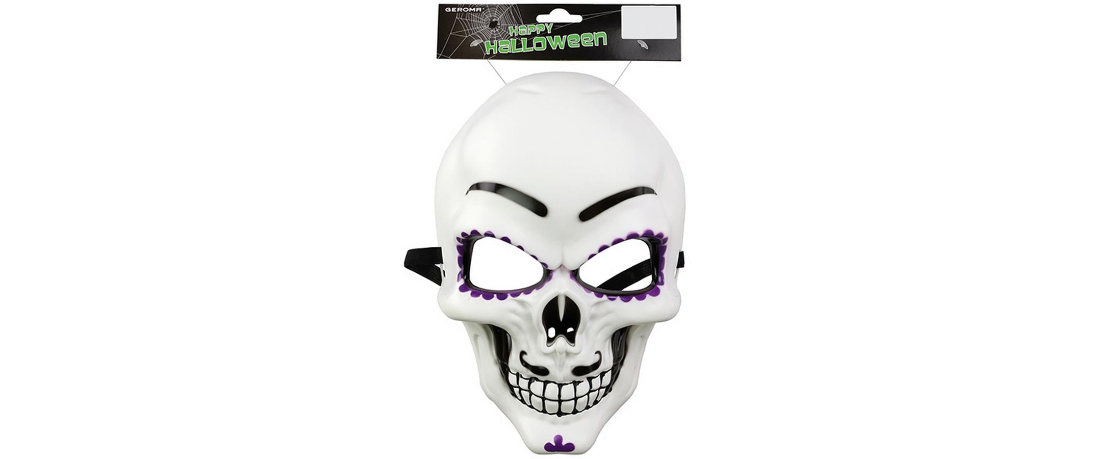 Totenschaedel-Maske Dia de los MuertosFestliche Totenschaedelmaske für Halloween und Partys