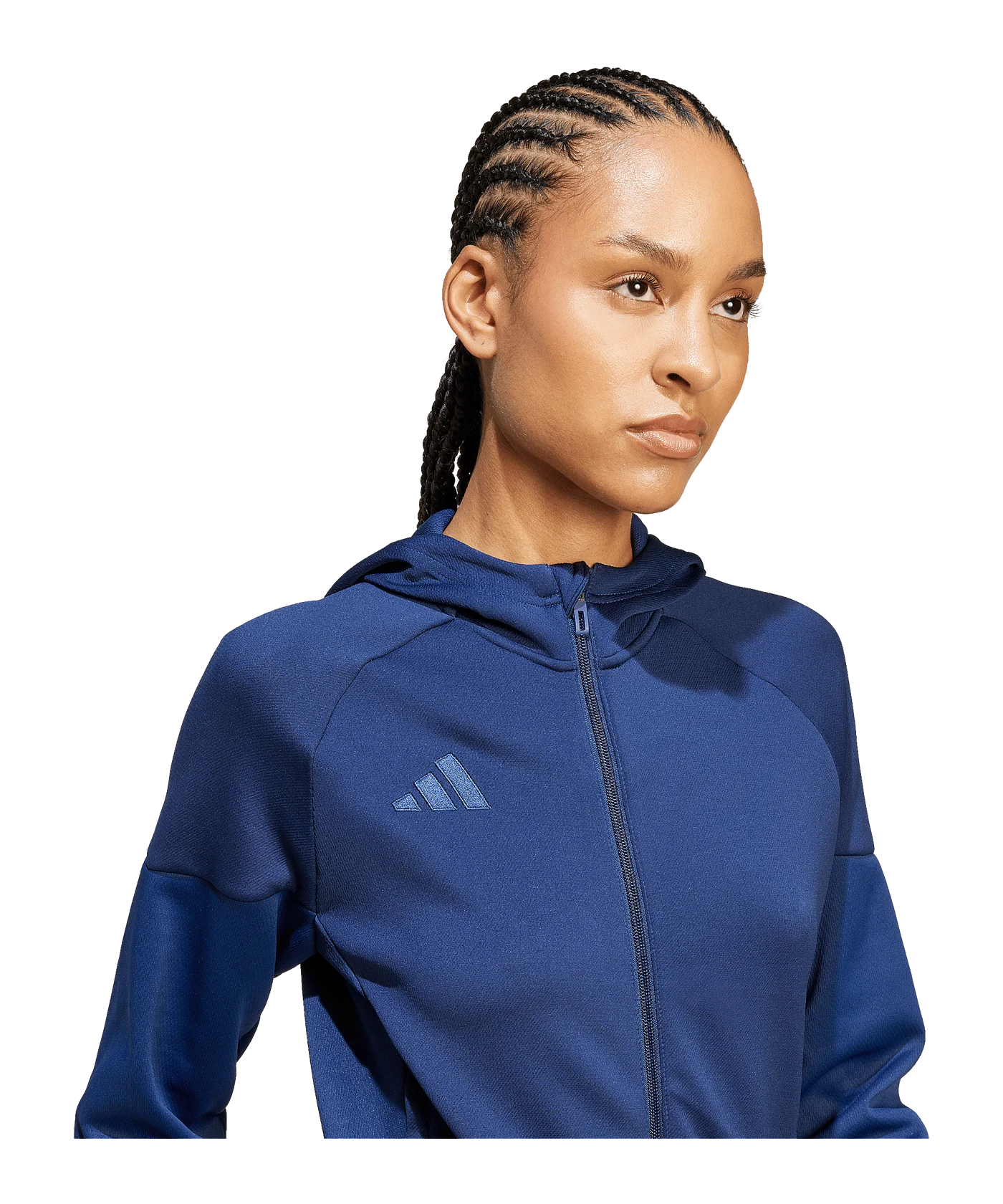 adidas Tiro 25 Kapuzenjacke Damen Blau