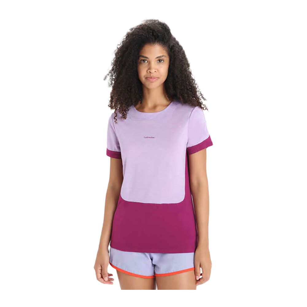 Icebreaker ZONEKNIT - Tee-shirt Femme prplgz/gobry/cb
