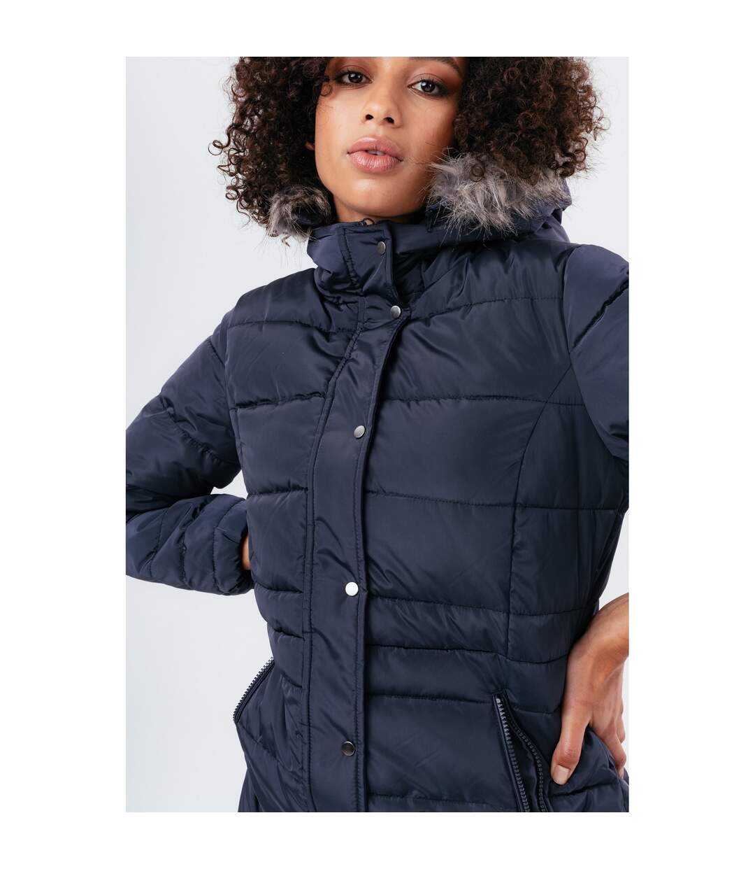 Hype - Manteau - Femme (Bleu marine) - UTHY6955
