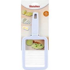 Coupe-pommes de terre, plastique/inox, blanc