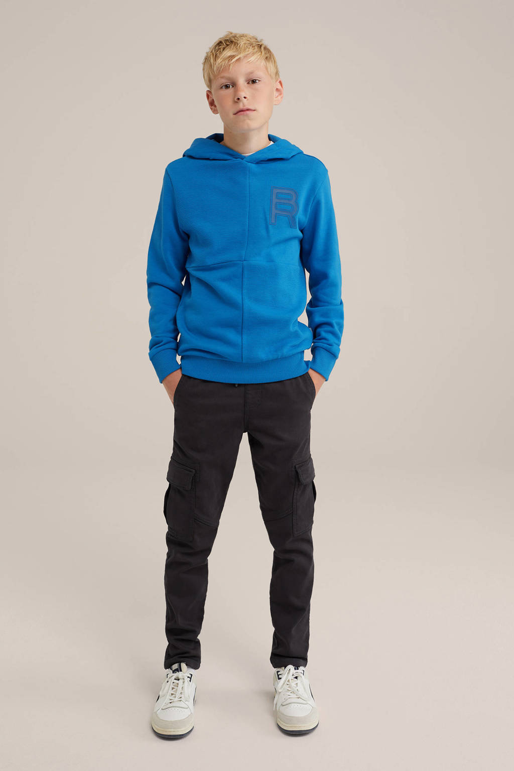 WE Fashion hoodie blauw