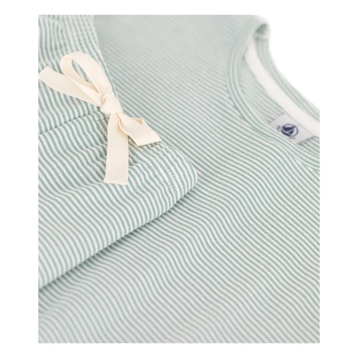 Petit Bateau Ensemble Pyjama Marence Rayé - Collection Femme | Sauge