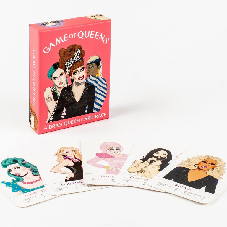 Laurence King Verlag Game of Queens Trumpfquartett