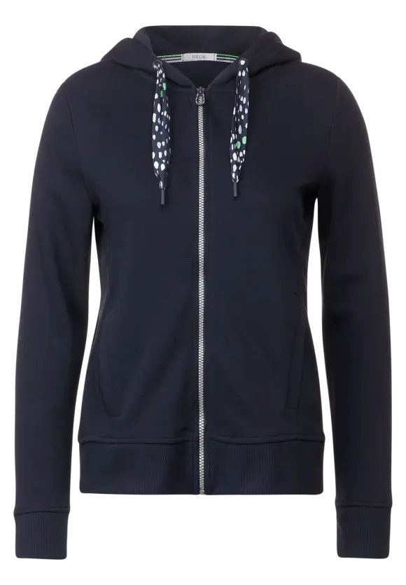 Sweatjacke mit Kapuze - universal blue