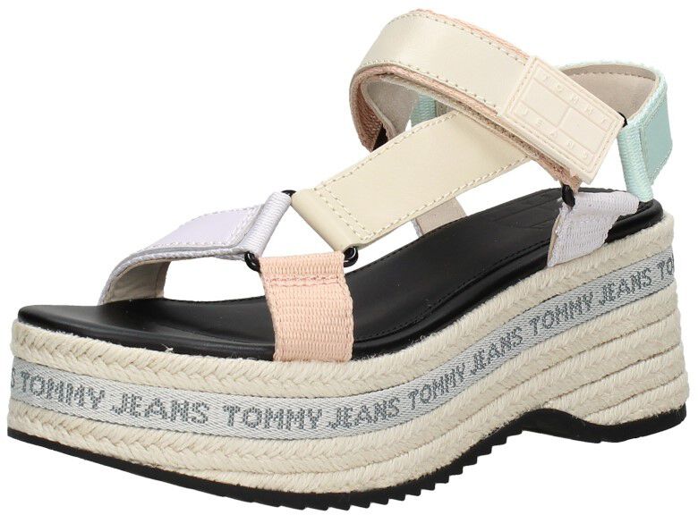 Tommy Hilfiger Tommy Jeans Wedge Sandal licht blauw