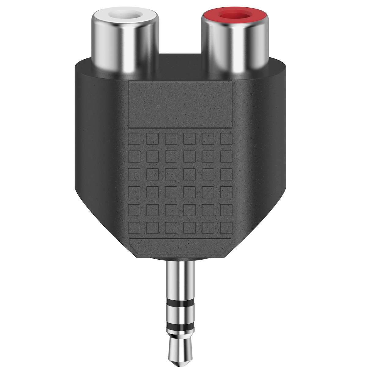Hama lydadapter (2 x RCA kontakter - 3,5mm jack plugg)