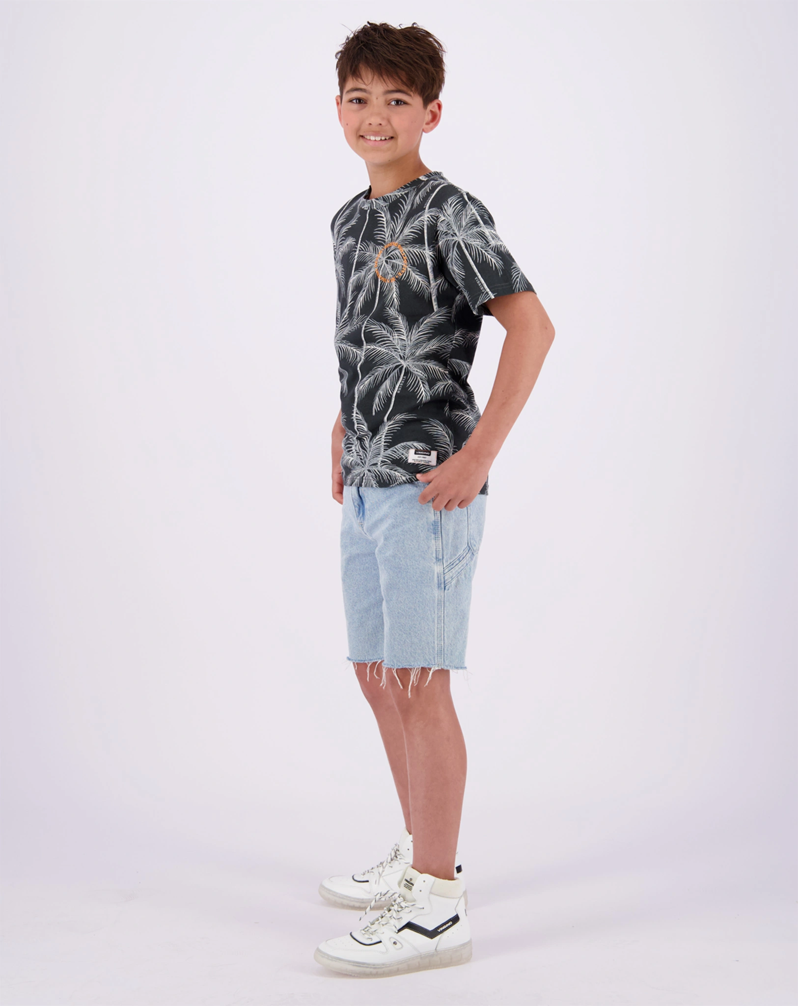 T-Shirt JESTO in greyish blue
