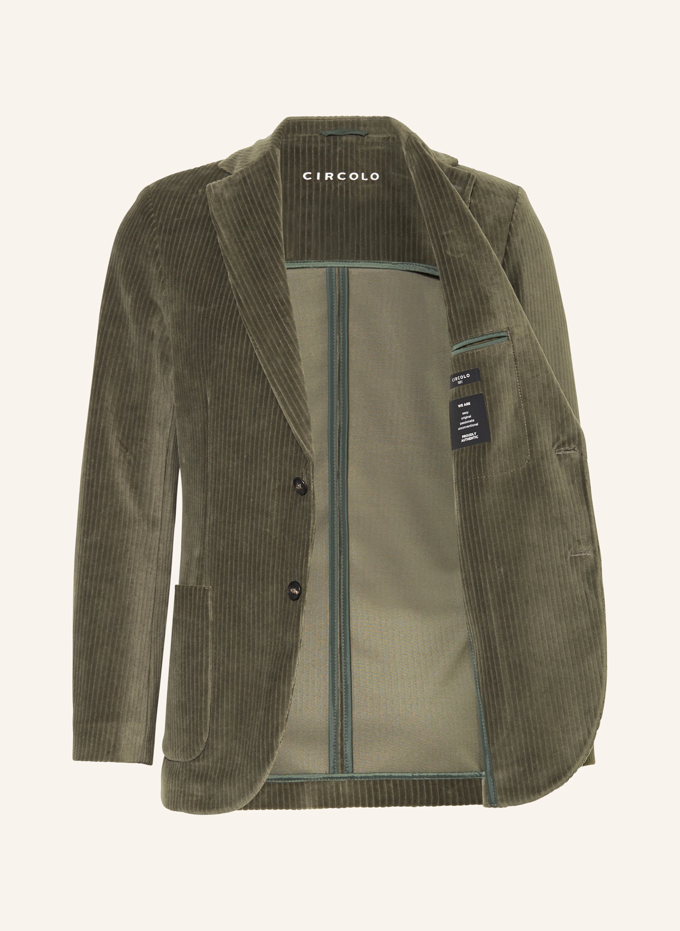 CIRCOLO 1901 Anzugsakko Slim Fit aus Cord
