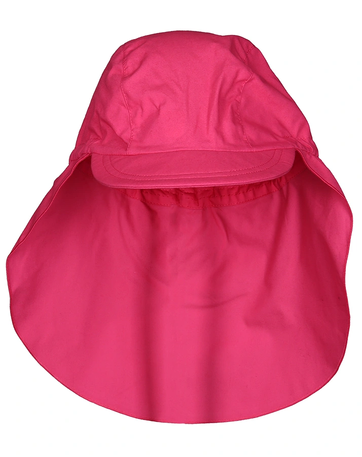 Schirmmütze BASIC mit Nackenschutz in magenta