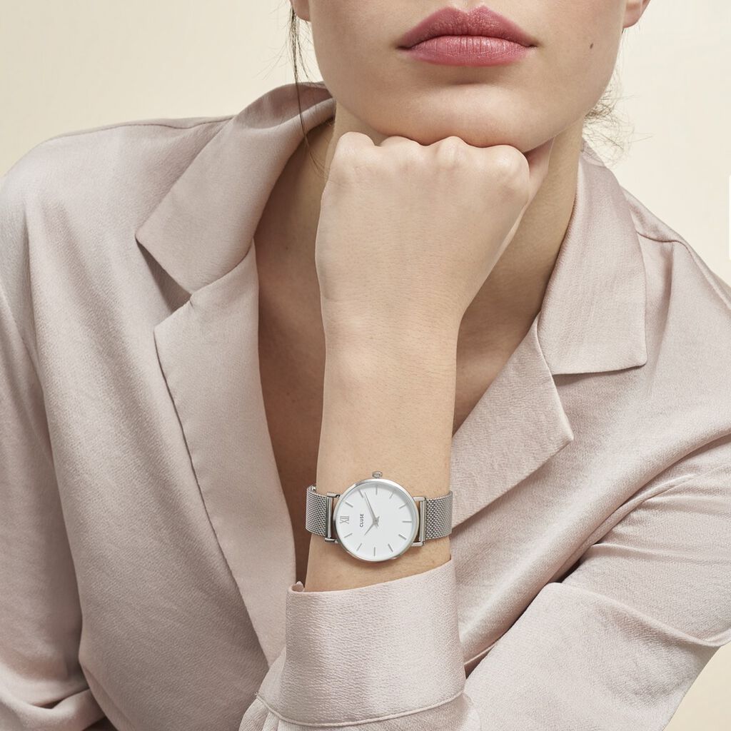 Coffret Montre Cluse Minuit Blanc