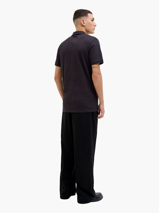 JACK & JONES Polo-Shirt Schwarz