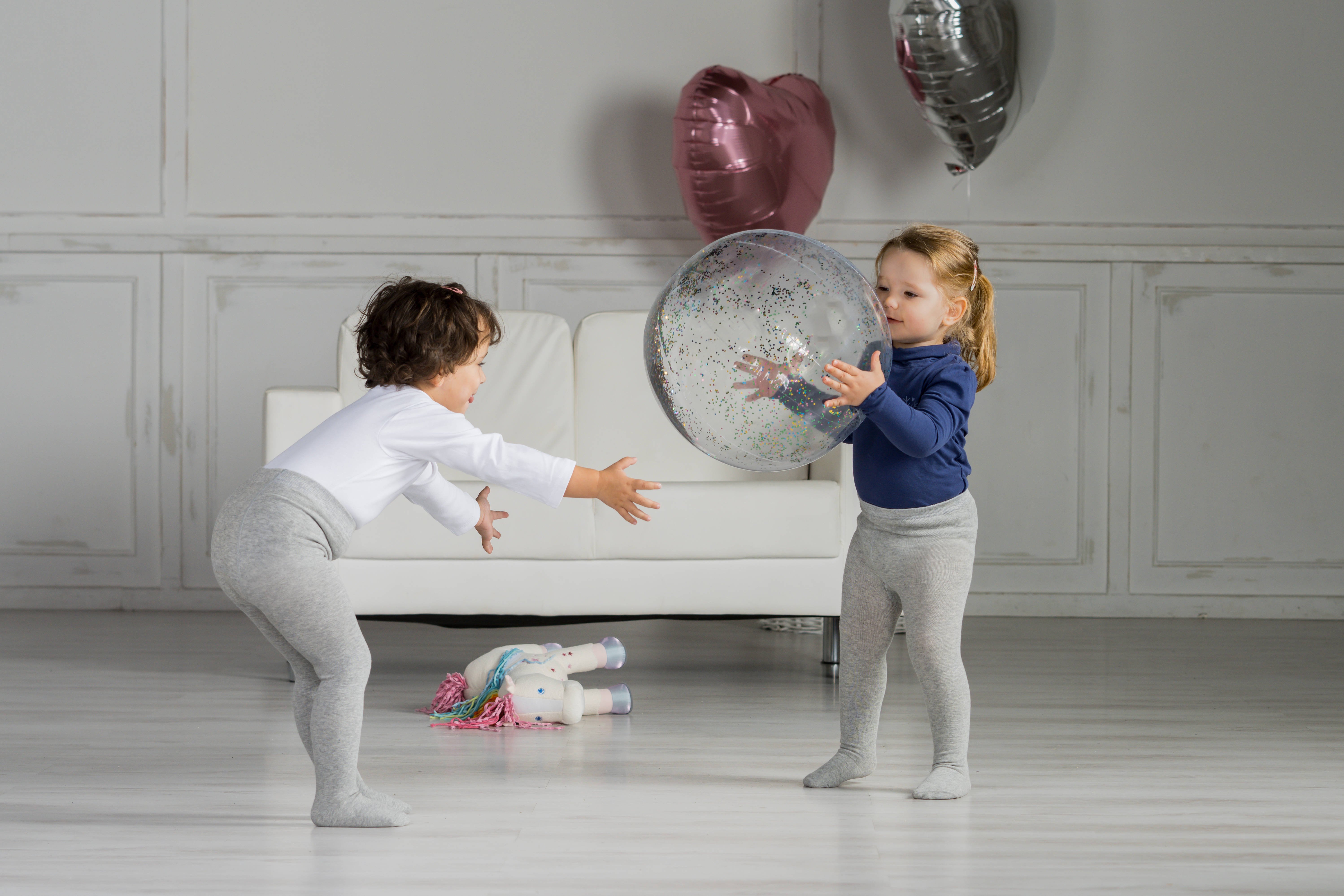 Playshoes maillots - set van 2 grijs melée