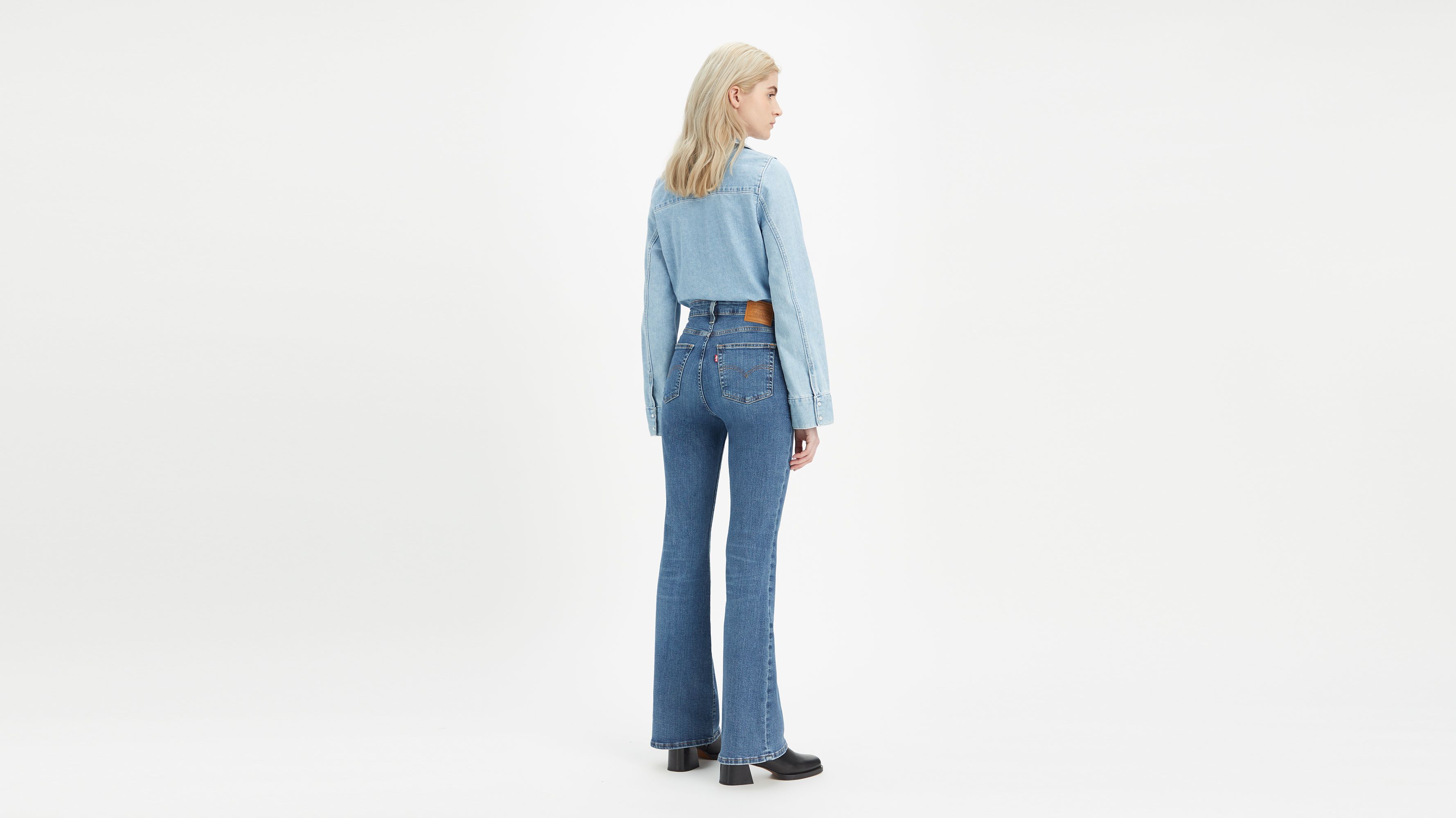 Jean 726™ taille haute flare - Blue Wave Mid - Bleu