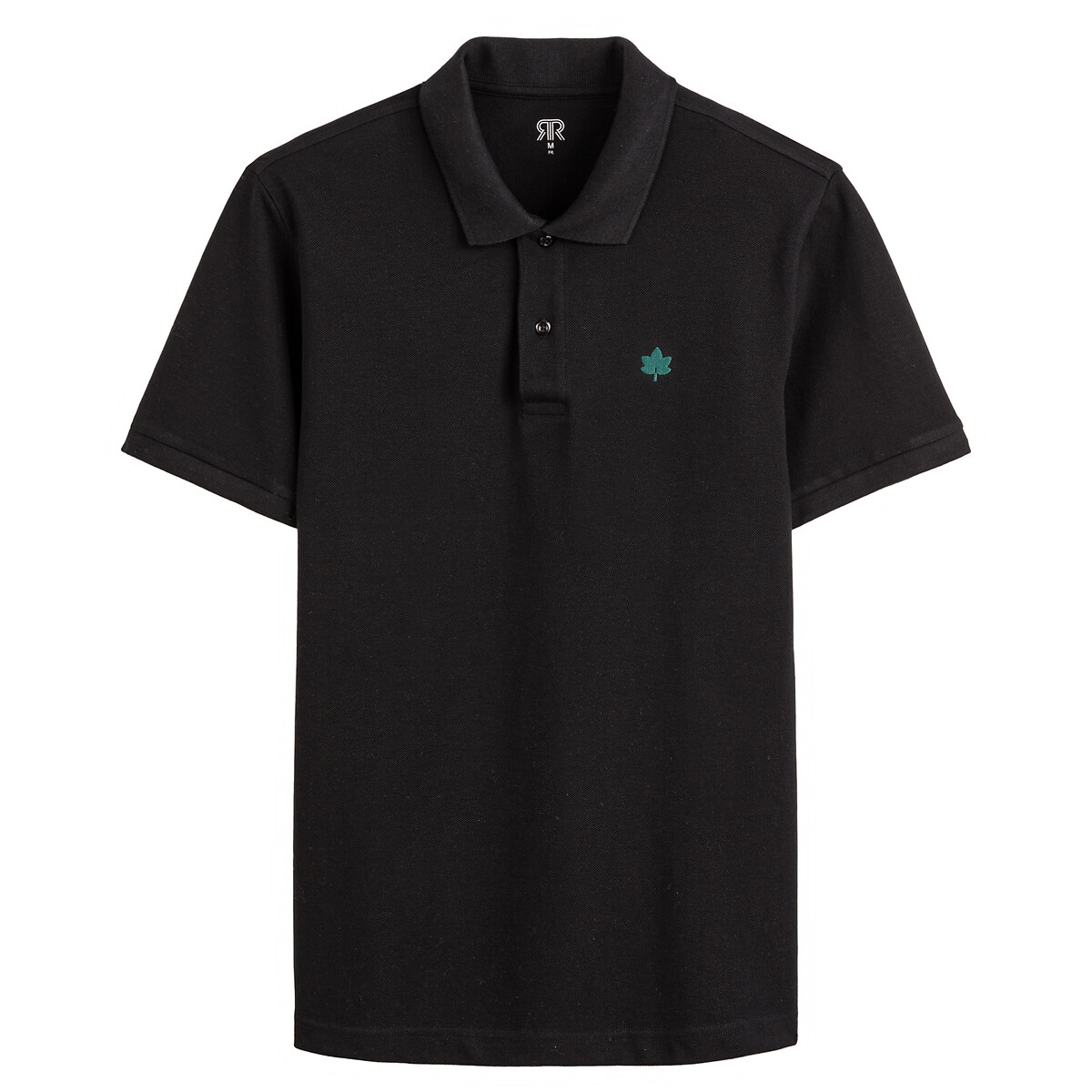 COLEÇÕES LA REDOUTE<br>Camisa polo de manga curta, bordada, Signature