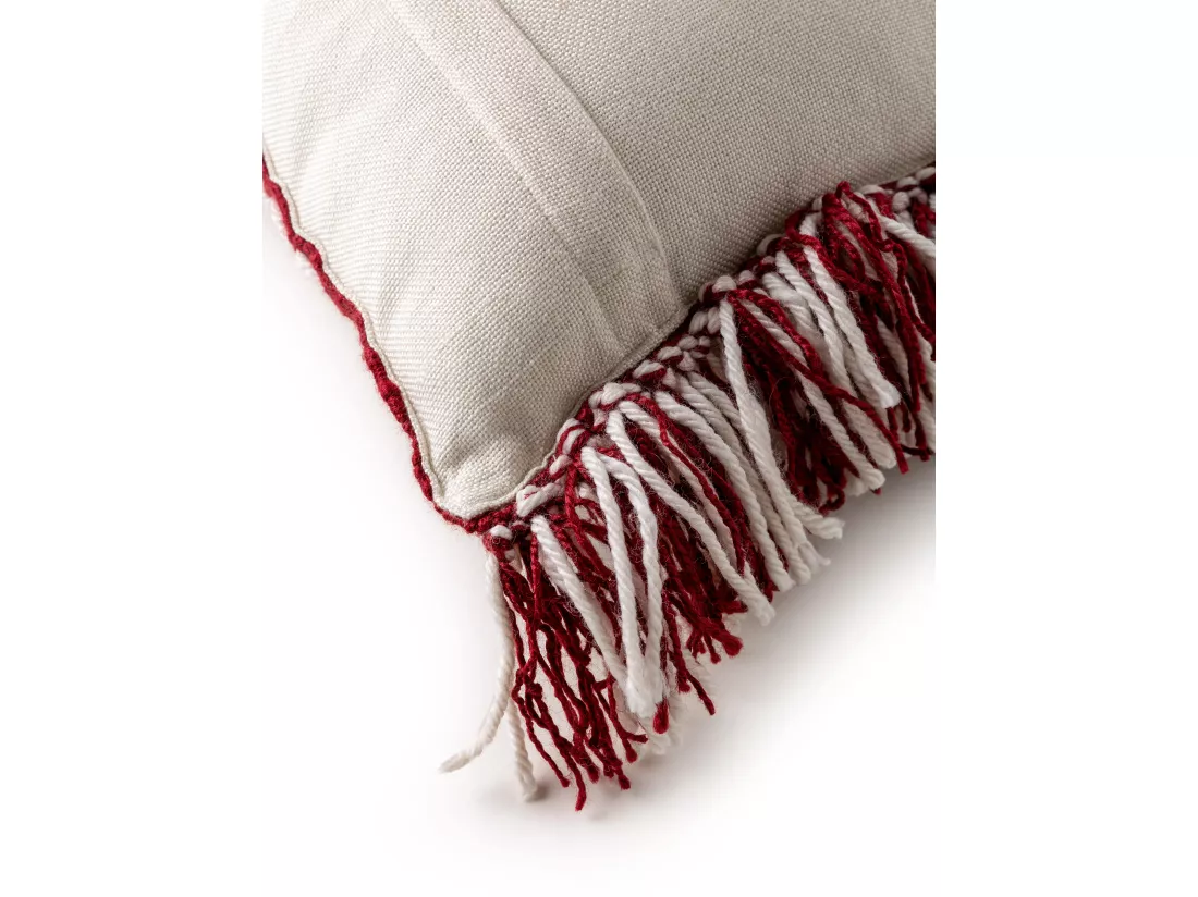 Coussin d'intérieur et d'extérieur Morty Rouge 30x50 cm