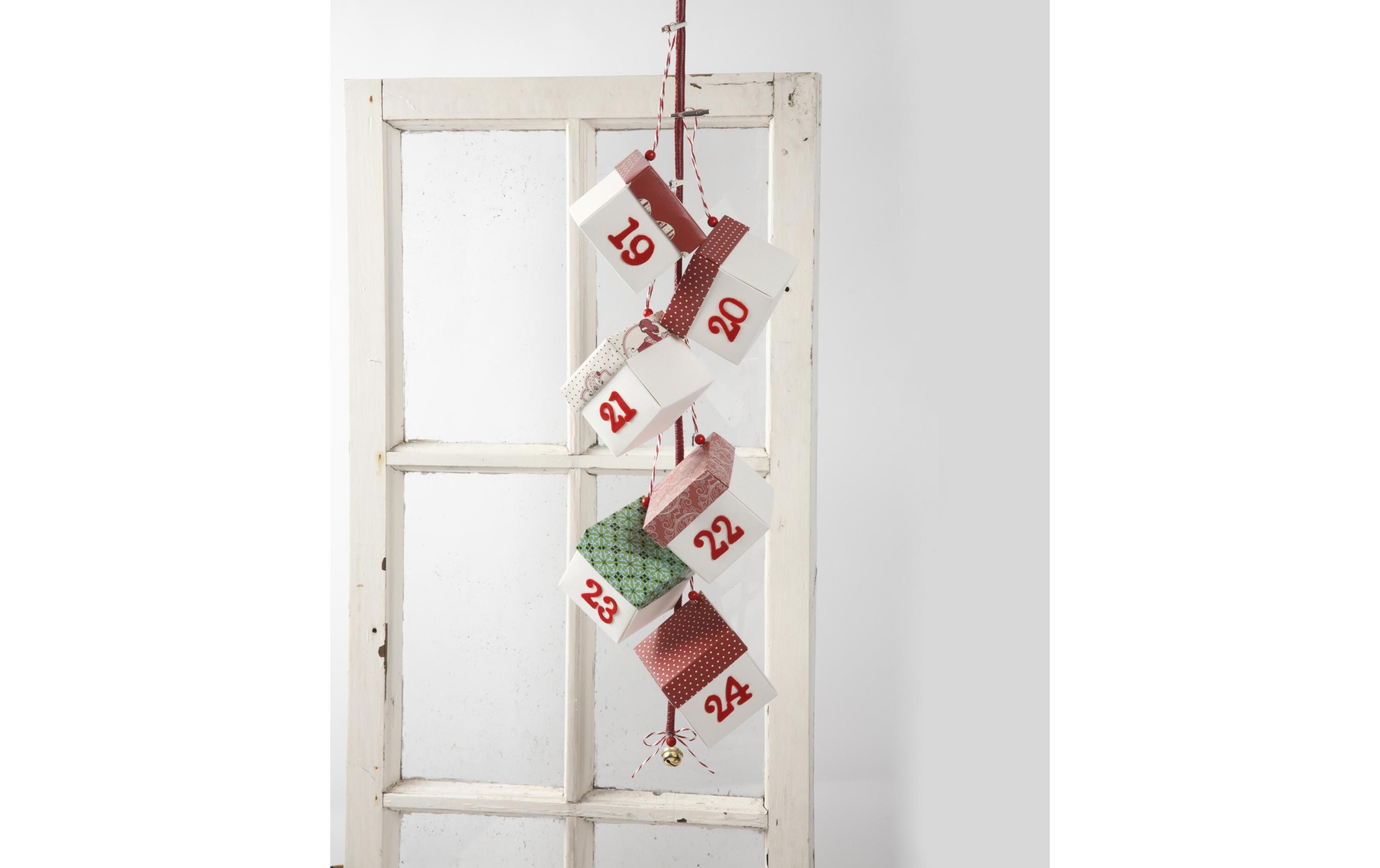 Adventskalender-Zahlen Ø 4 cmSticker für Adventskalender