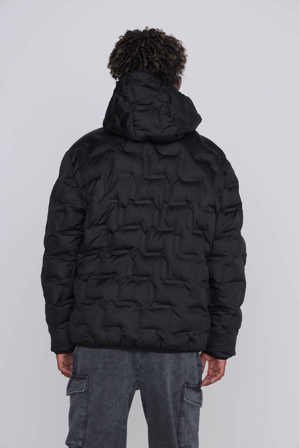 Coolcat Puffer Winterjas Jude met 3D Relief