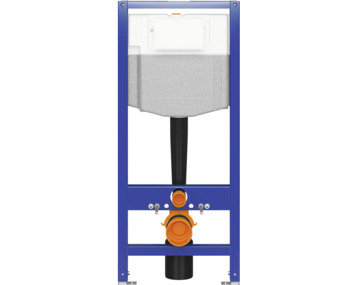Cersanit City Square wandclosetset, randloos, glanzend wit, met toiletzitting, mechanische inbouwreservoir SZWZ1008556282