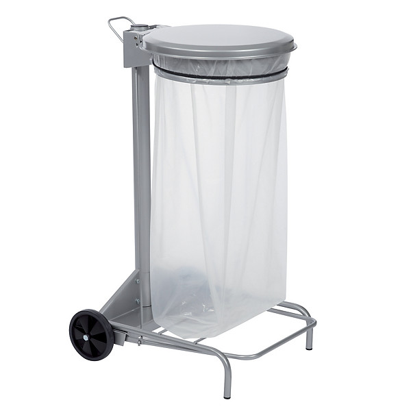 Support sac à pédale 110 L gris