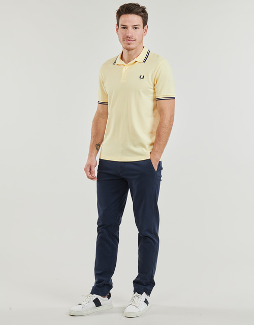Fred Perry - TWIN TIPPED FRED PERRY SHIRT - Jaune / Marine