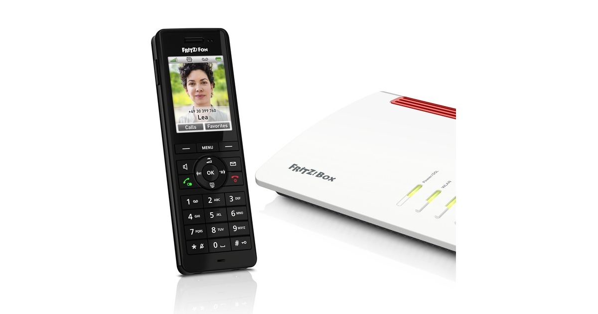 FRITZ!Fon X6 handset  (Zwart)