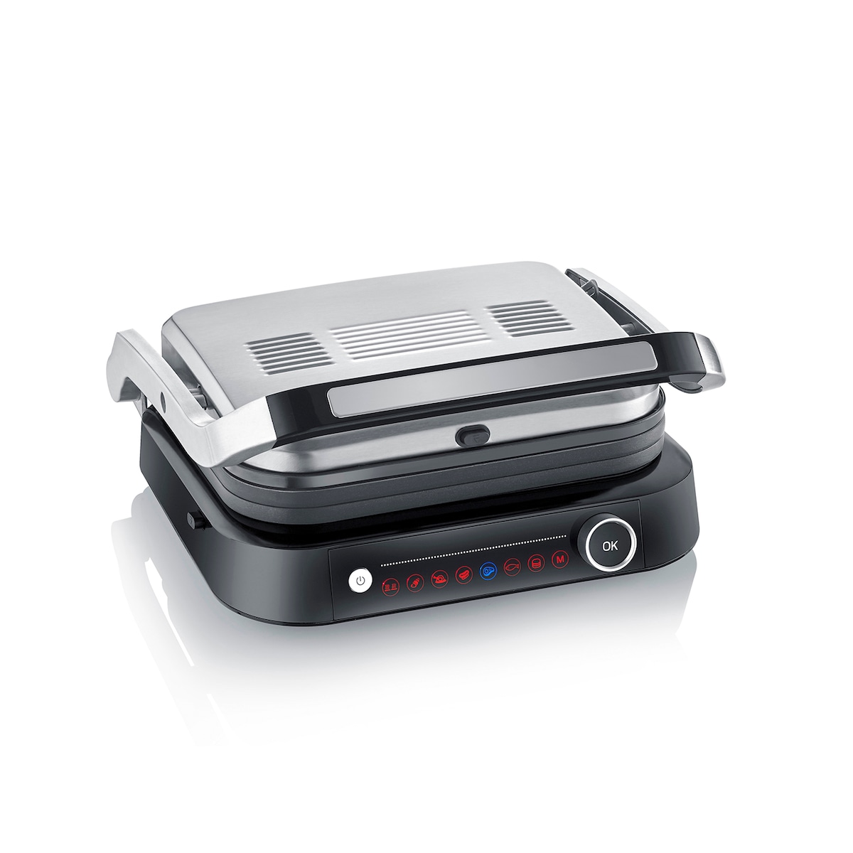 Severin Panini grill 2000 watt Steel/Black