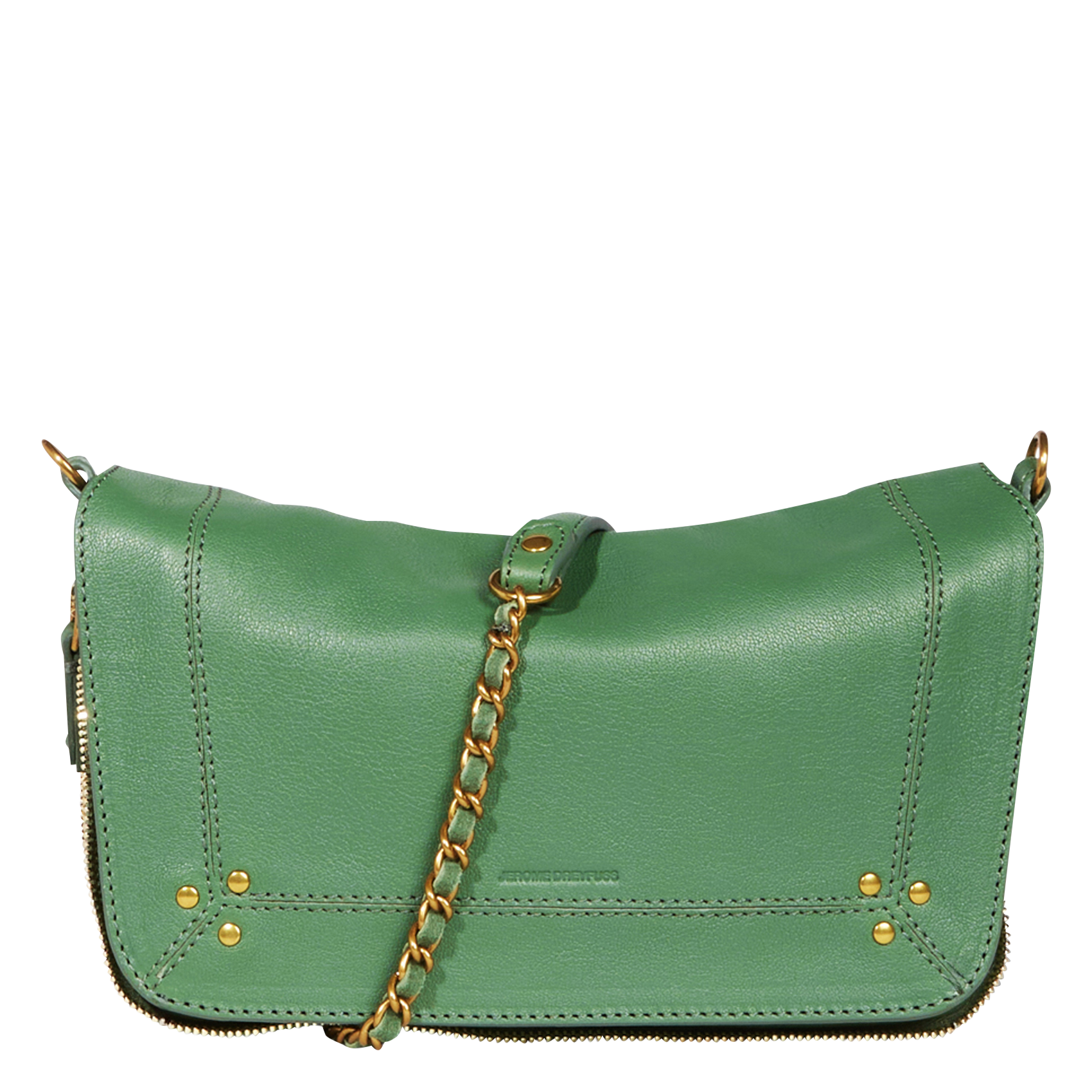 BOBI S - Sac bandoulière en cuir | Vert