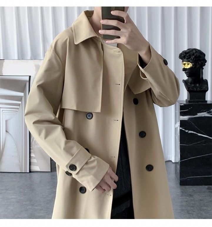 Bay Go Mall - Trenchcoat met dubbele rij knopen