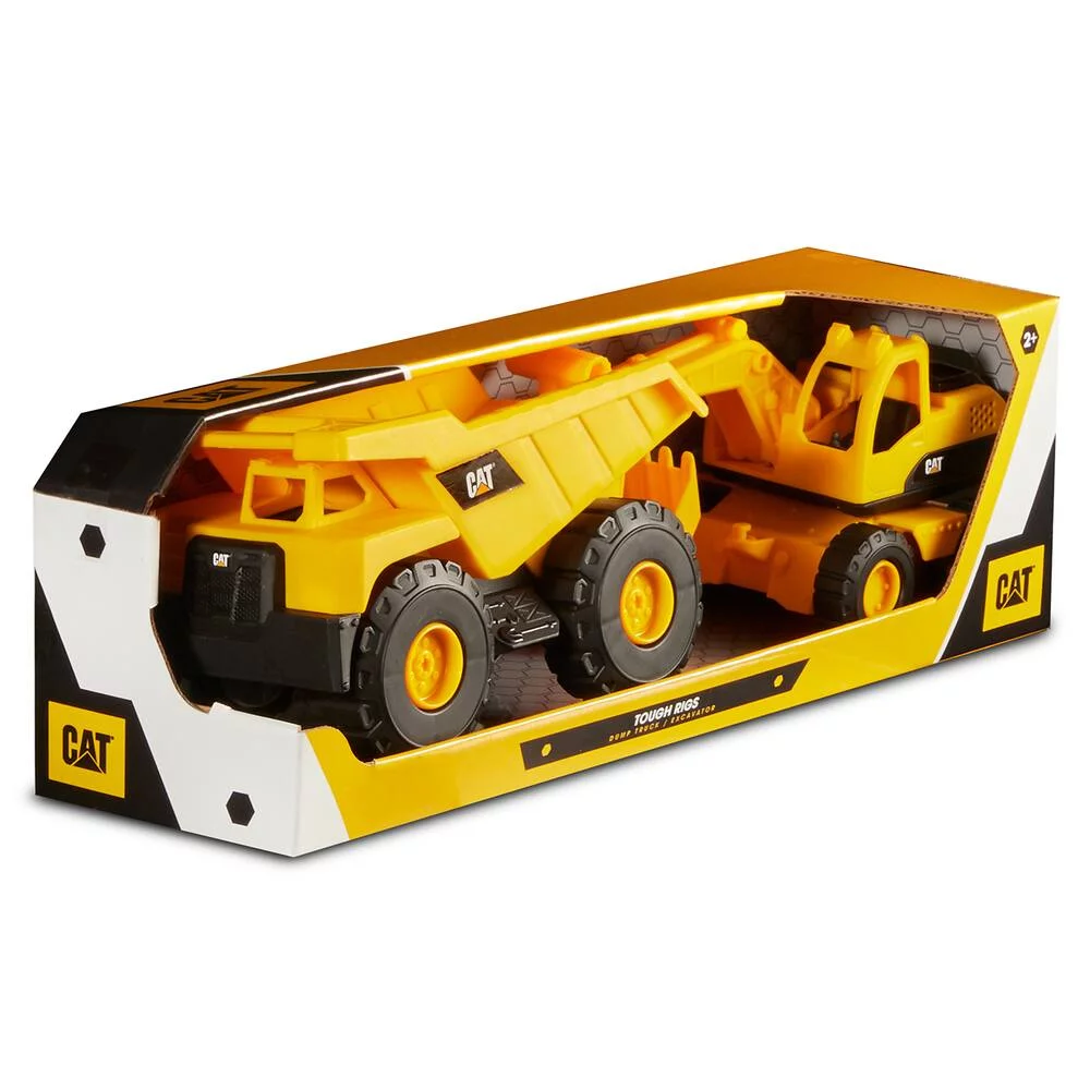 CAMION BENNE ET EXCAVATRICE 38 CM