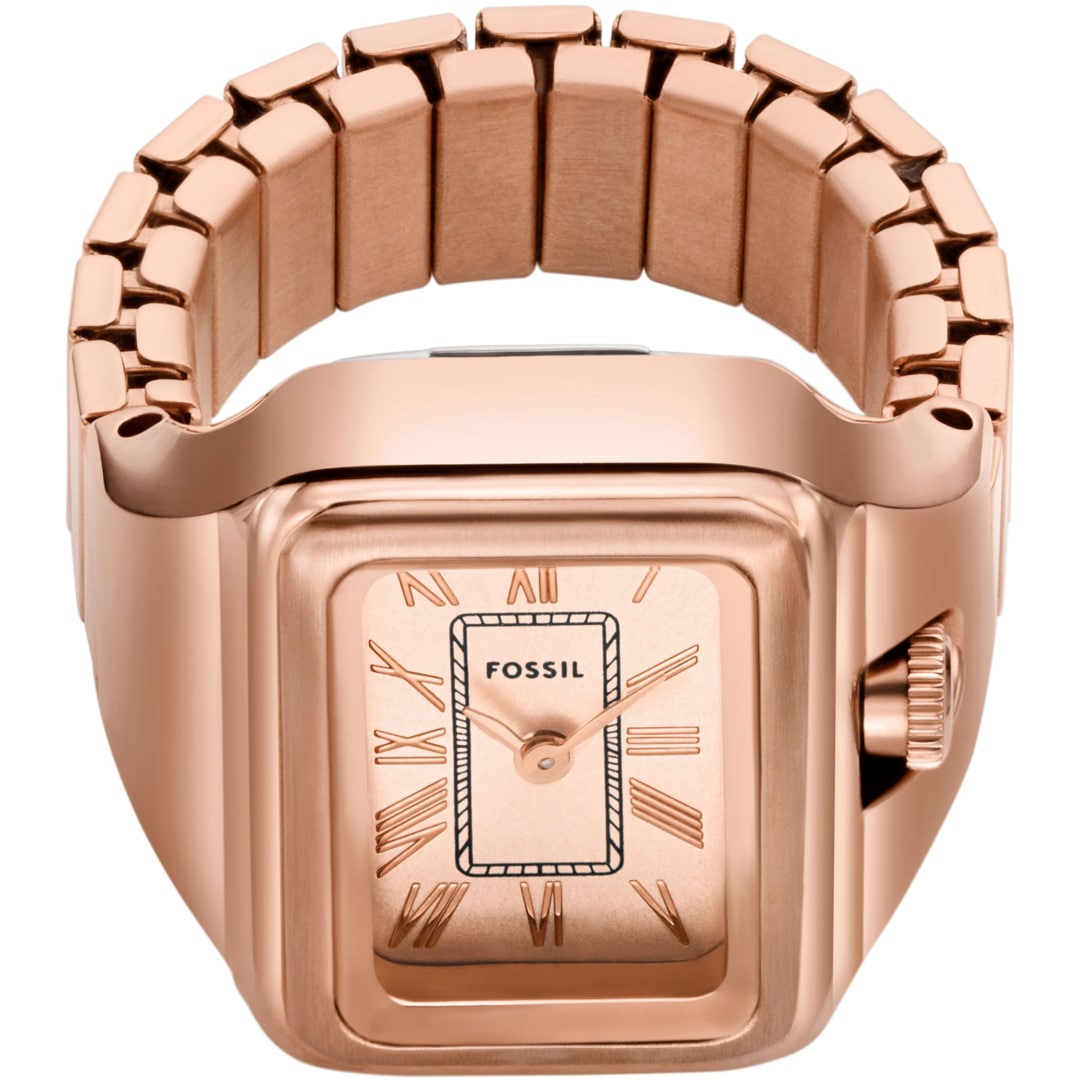 Fossil Raquel Uhrenring Rosé vergoldet