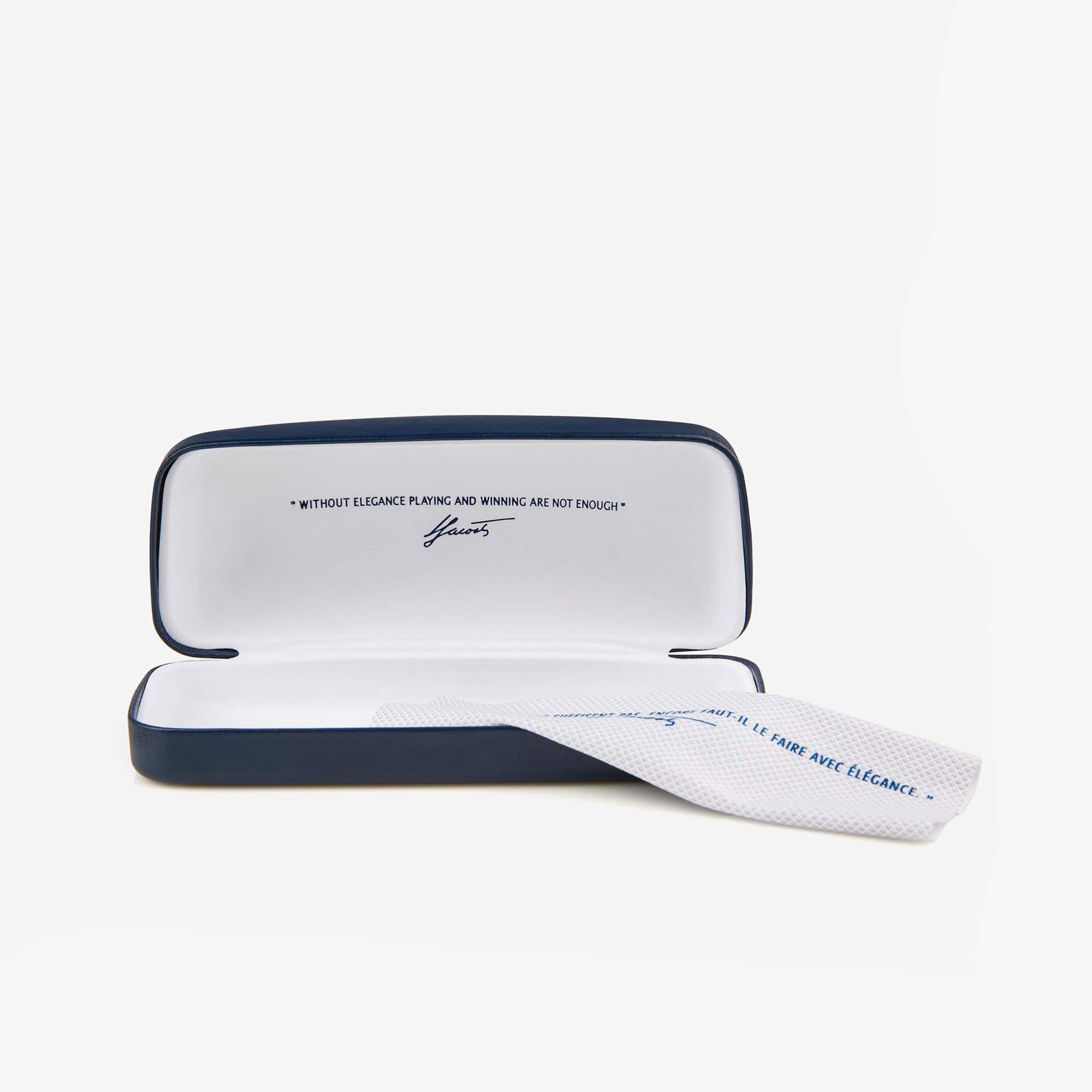 Lunettes de soleil Femme ovales Croco Skin en acétate Lunettes de soleil - Noir - Lacoste - Femme