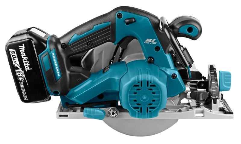 Makita DHS680RTJ 18V Li-ion accu cirkelzaag set (2x5.0Ah) in Mbox -165mm - koolborstelloos