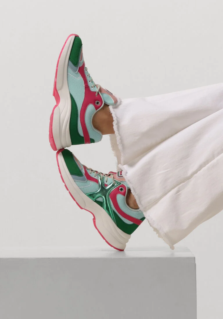 MEXX groene mexx lage sneakers loyce
