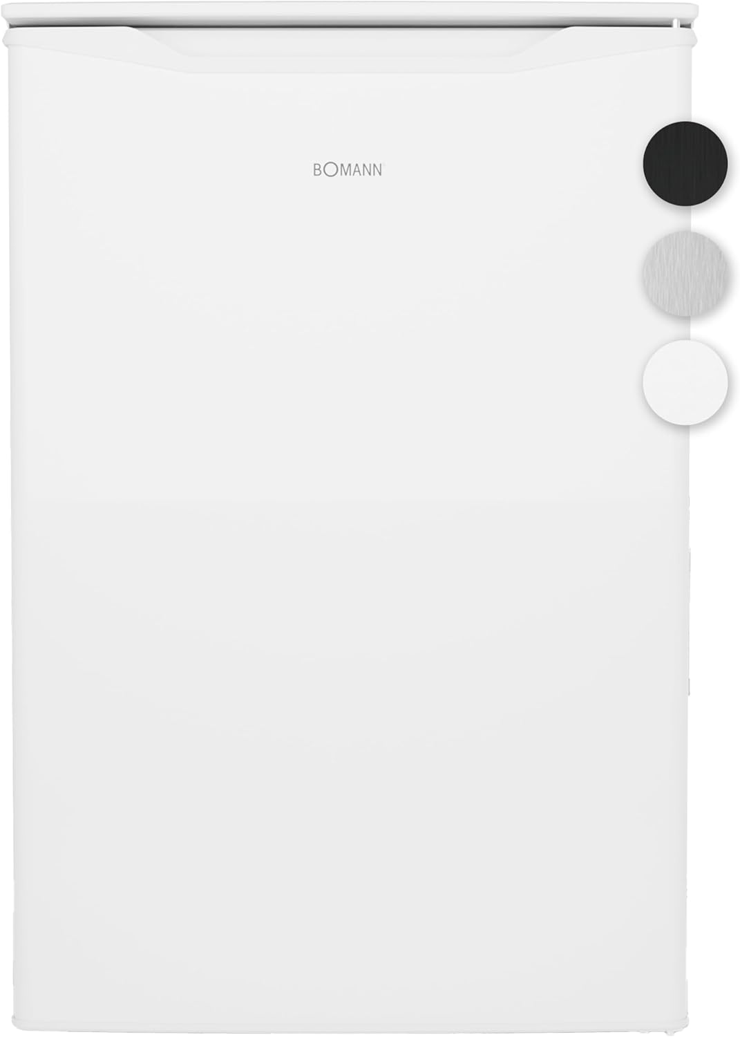Bomann, Congélateur 87L GS7253-Blanc 4 Étoiles, Contrôle Progressif de Température, 3 Tiroirs, Bac à Glaçons, Réversible, Classe N/ST/T, Idéal pour Viandes et Légumes, Niveau Sonore 40 dB