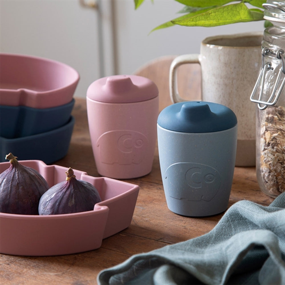 Silikone Låg Vintage Rose - Sebra → Luksusbaby.dk