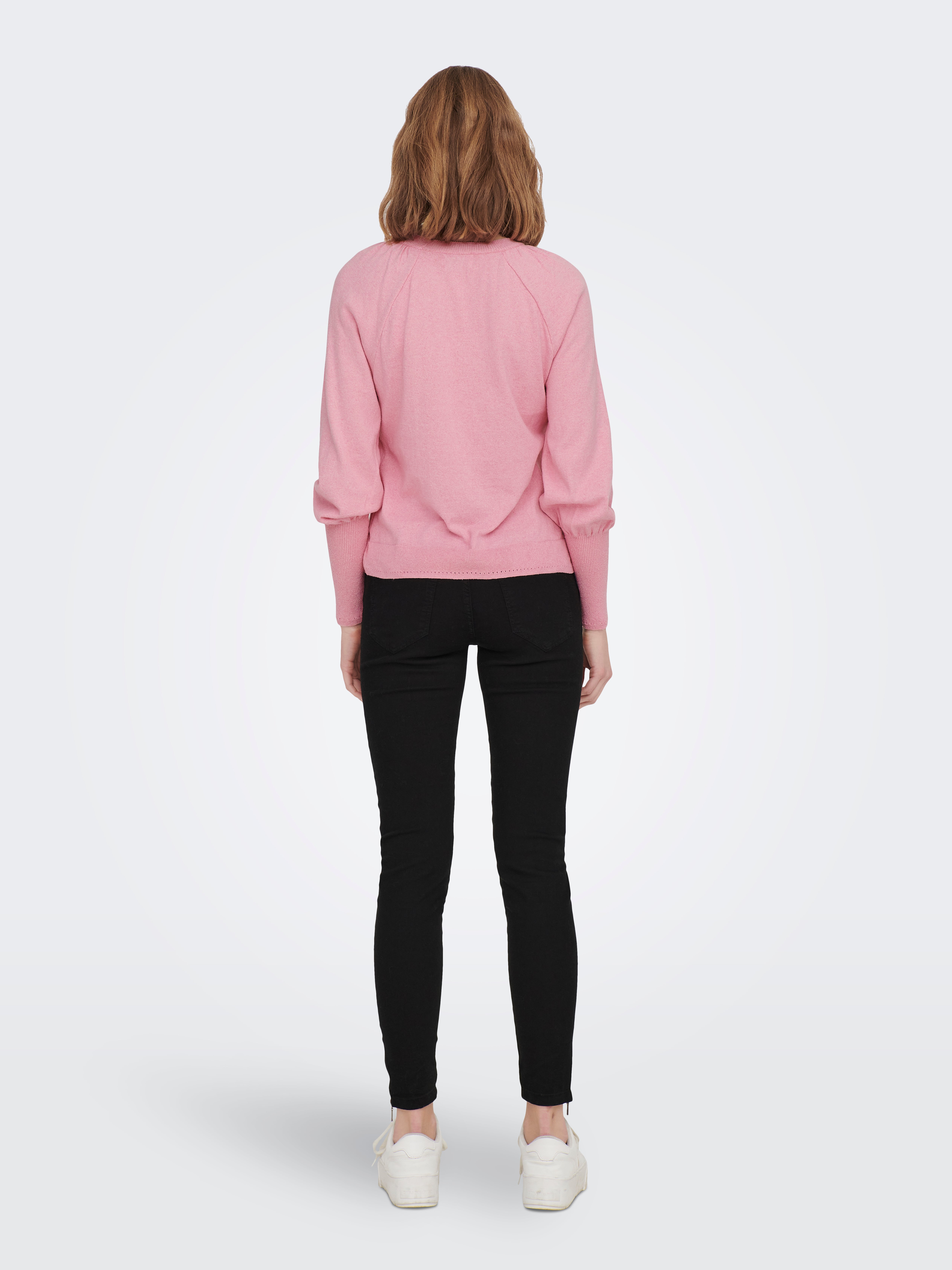 ONLASTA Strickpullover Pink Tulle