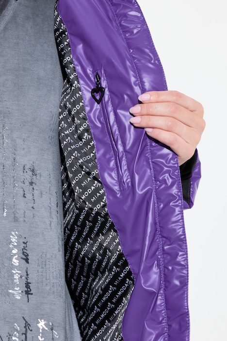 Steppjacke, Kapuze, 2-Wege-Zipper
