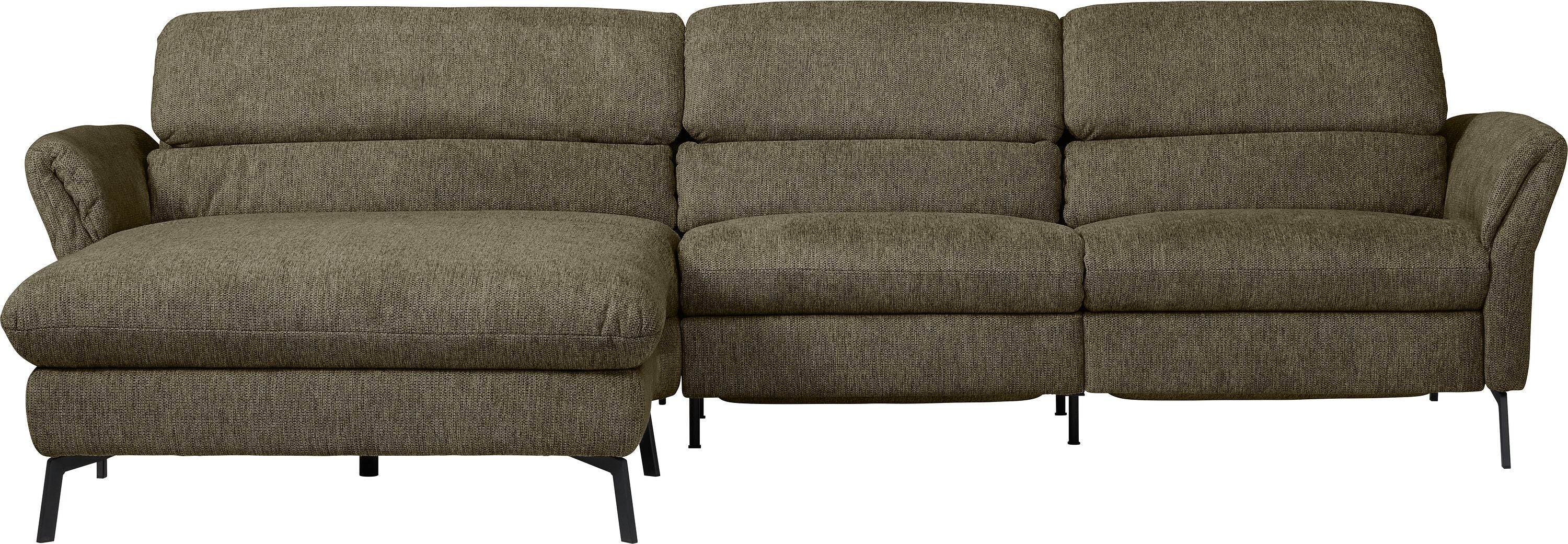 SEBO Ecksofa - Grün / B: 284.0 cm x T: 161.0 cm x H: 84.0 cm